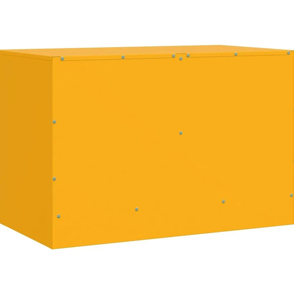 vidaXL Muebles Tv-Muebles para TV 2 unidades acero 67x39x44 cm