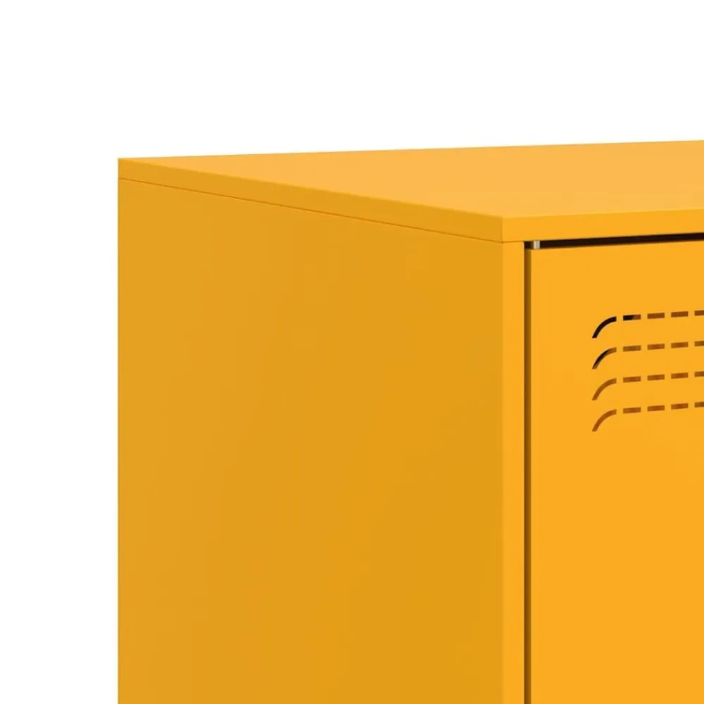 vidaXL Muebles Tv-Muebles para TV 2 unidades acero 67x39x44 cm