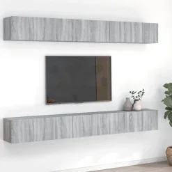 vidaXL Muebles Tv-Muebles TV 8 uds madera contrachapada 60x30x30 cm