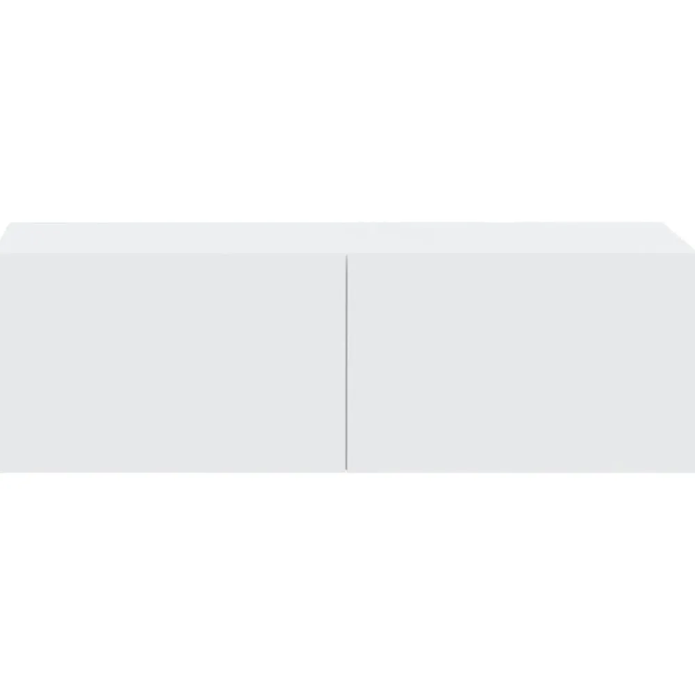 vidaXL Muebles Tv-Muebles TV de pared 2 uds madera ingeniería 100x30x30 cm