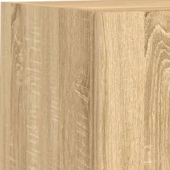 vidaXL Muebles Tv-Muebles TV pared con LED 8 pzas madera ingeniería