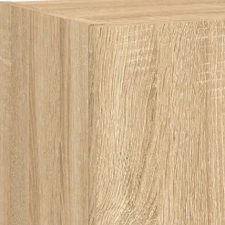 vidaXL Muebles Tv-Muebles TV pared con LED 5 pzas madera ingeniería