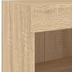 vidaXL Muebles Tv-Muebles TV pared con LED 5 pzas madera ingeniería