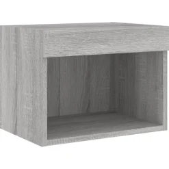 vidaXL Muebles Tv-Muebles TV pared con LED 7 pzas madera ingeniería