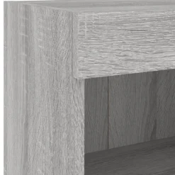 vidaXL Muebles Tv-Muebles TV pared con LED 7 pzas madera ingeniería