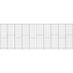 vidaXL Muro de gaviones con cubiertas acero galvanizado 600x30x200 cm New