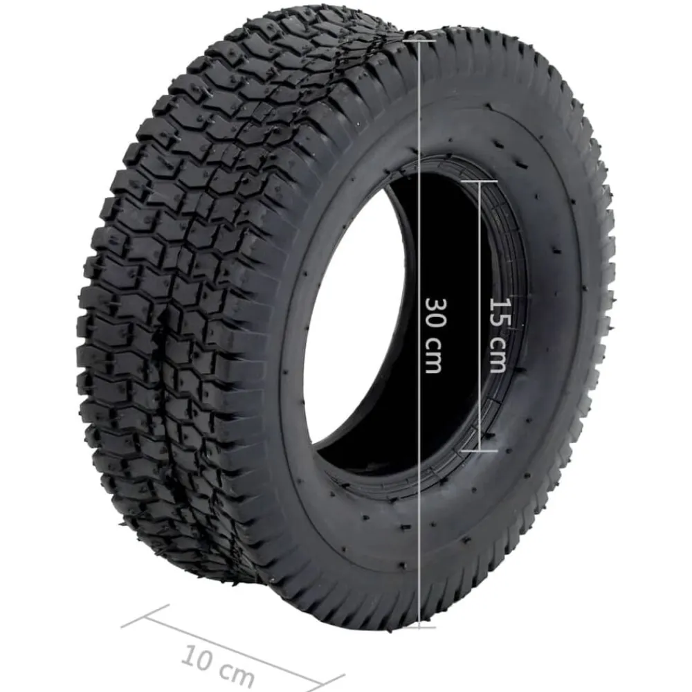vidaXL Neumático para carretilla caucho 13x5.00-6 4PR