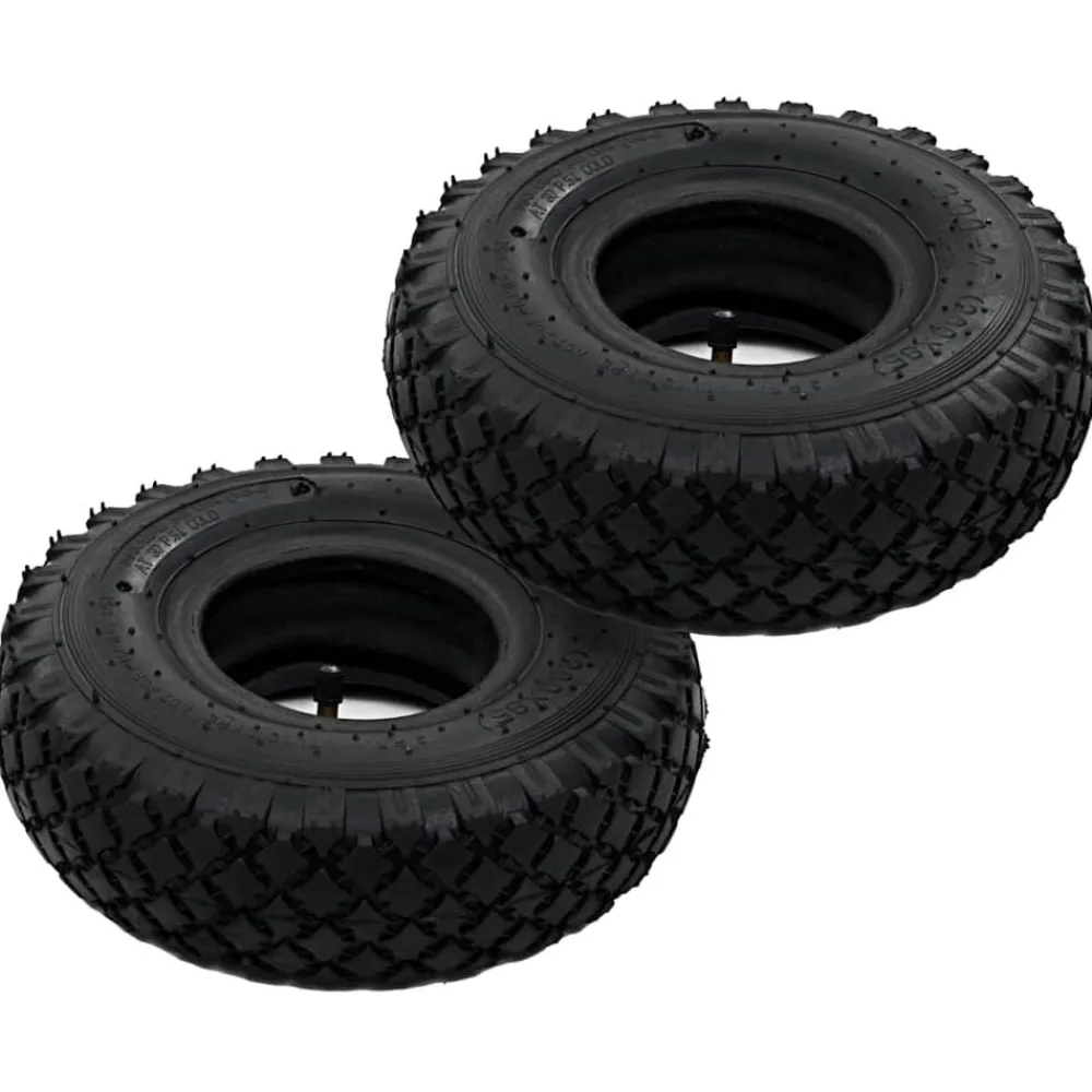 vidaXL Neumáticos con cámaras internas carretilla 2 uds 3.00-4 260x85
