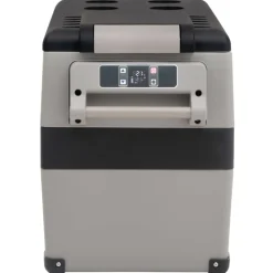 vidaXL Cocina Y Comedor-Nevera con asa PP y PE negro y gris 55 L