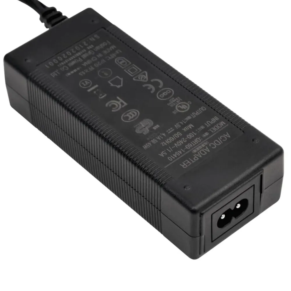 vidaXL Cocina Y Comedor-Nevera con ruedas y adaptador PP y PE negro y gris 50 L