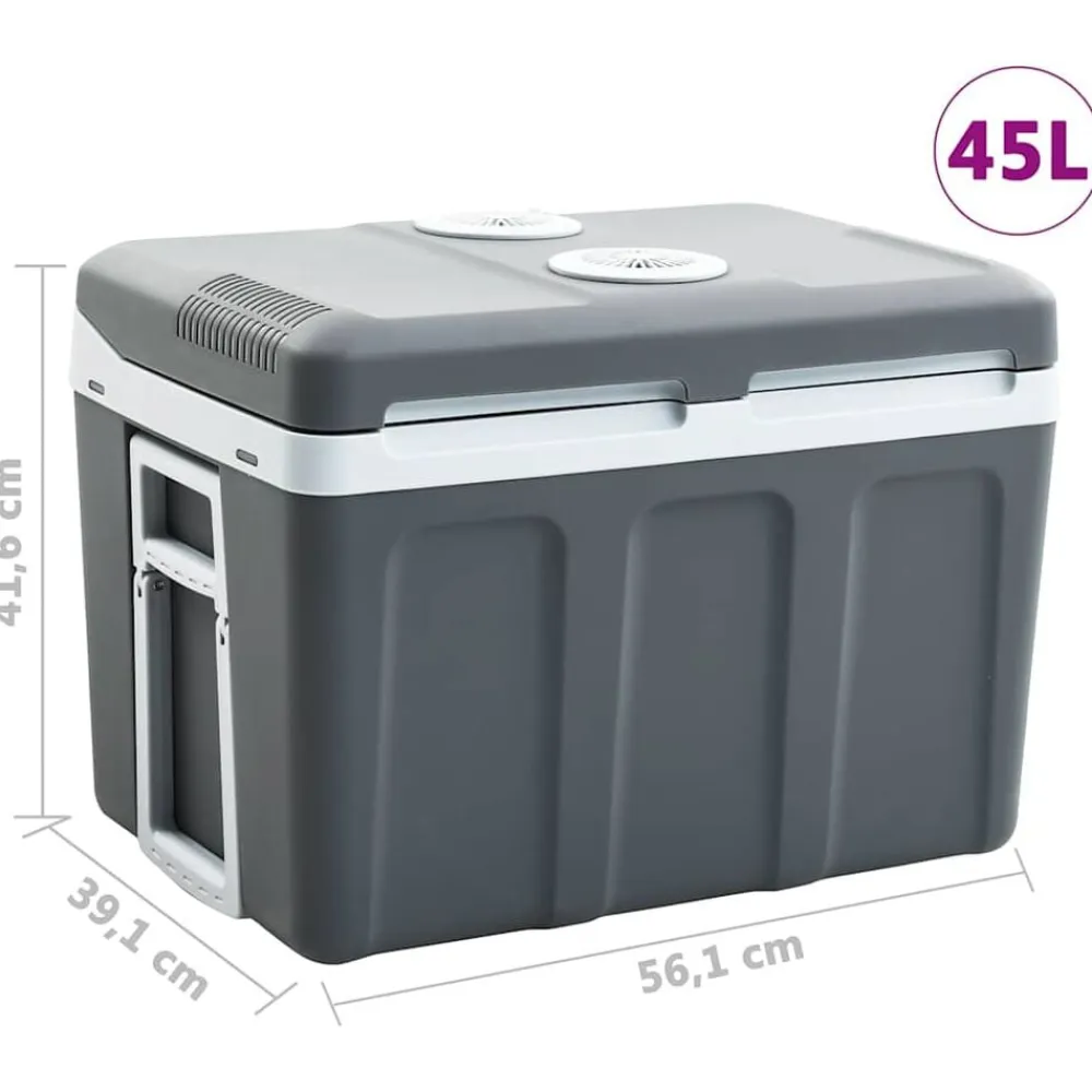 vidaXL Cocina Y Comedor-Nevera termoeléctrica portátil 40 litros 12 V 230 V E