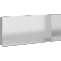 vidaXL Nichos de Ducha Plateado 75 x 30 x 9,5 cm Acero inoxidable Plata cepillada Clearance