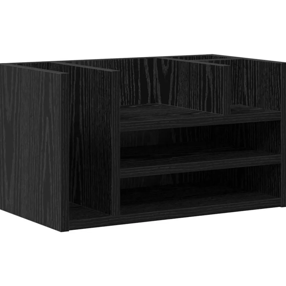 vidaXL Material De Oficina-Organizador de Escritorio Madera vieja 44,5 x 24 x 25 cm
