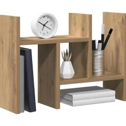 vidaXL Organizador de Escritorio Roble artesanal 34,5 x 15,5 x 35,5 cm Roble artisan Best