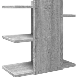 vidaXL Organizador de escritorio madera ingeniería gris 42x21,5x42 cm Gris sonoma Discount
