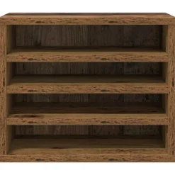 vidaXL Organizador de Escritorio Madera vieja 36 x 26 x 29,5 cm Madera envejecida Outlet