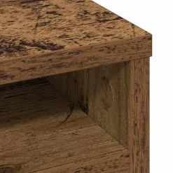 vidaXL Organizador de Escritorio Madera vieja 36 x 26 x 29,5 cm Madera envejecida Outlet