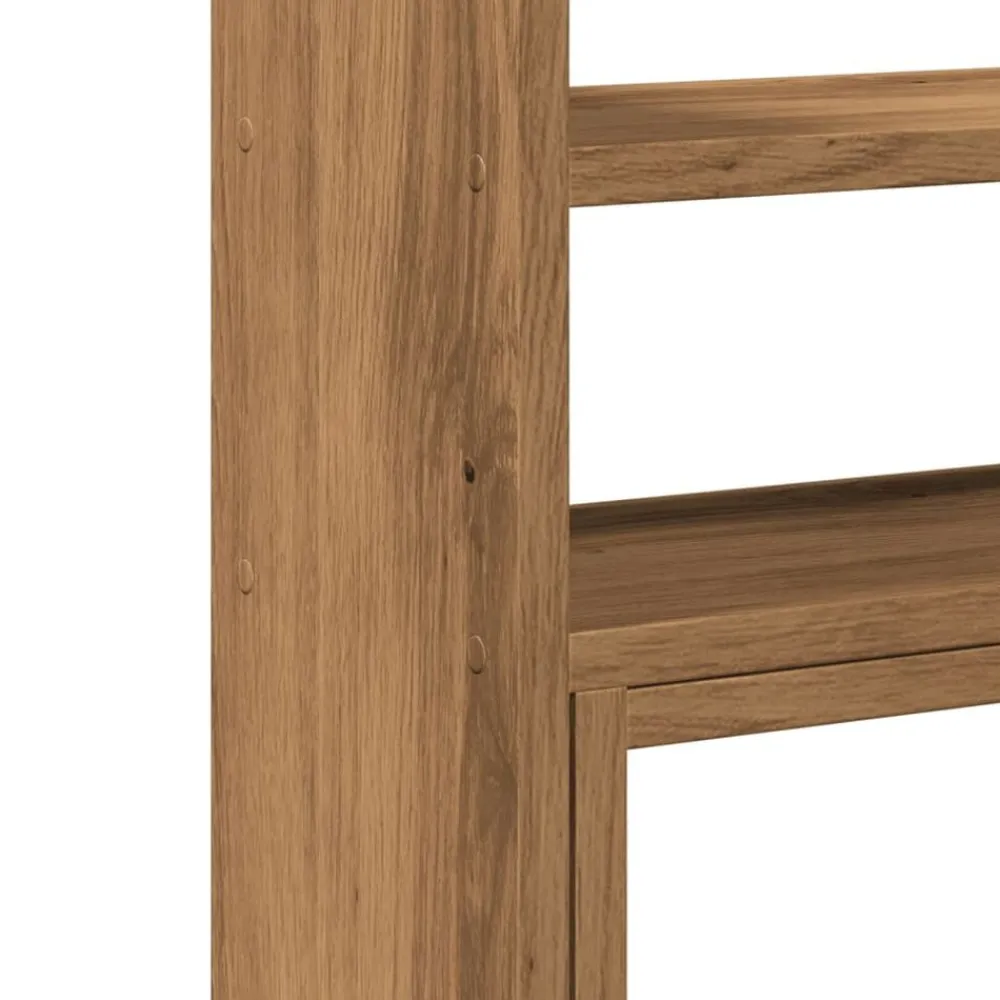 vidaXL Organizador de escritorio ajustable roble artisian 40x17x41 cm Roble artisan Online