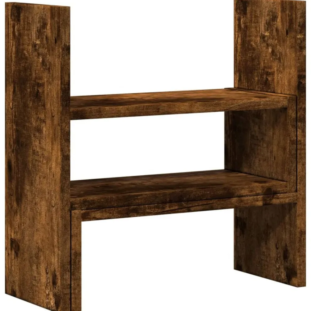 vidaXL Electrónica-Organizador de escritorio ajustable 40x17x41 cm