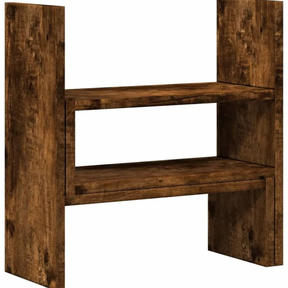 vidaXL Electrónica-Organizador de escritorio ajustable 40x17x41 cm