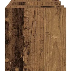 vidaXL Material De Oficina-Organizador de Escritorio Madera vieja 44,5 x 24 x 25 cm
