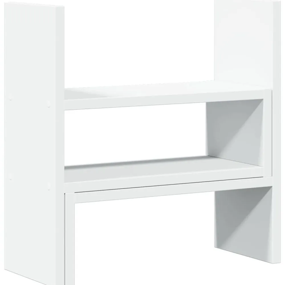 vidaXL Electrónica-Organizador de escritorio ajustable madera 40x17x41 cm