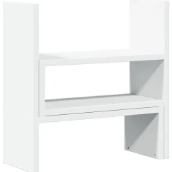 vidaXL Electrónica-Organizador de escritorio ajustable madera 40x17x41 cm