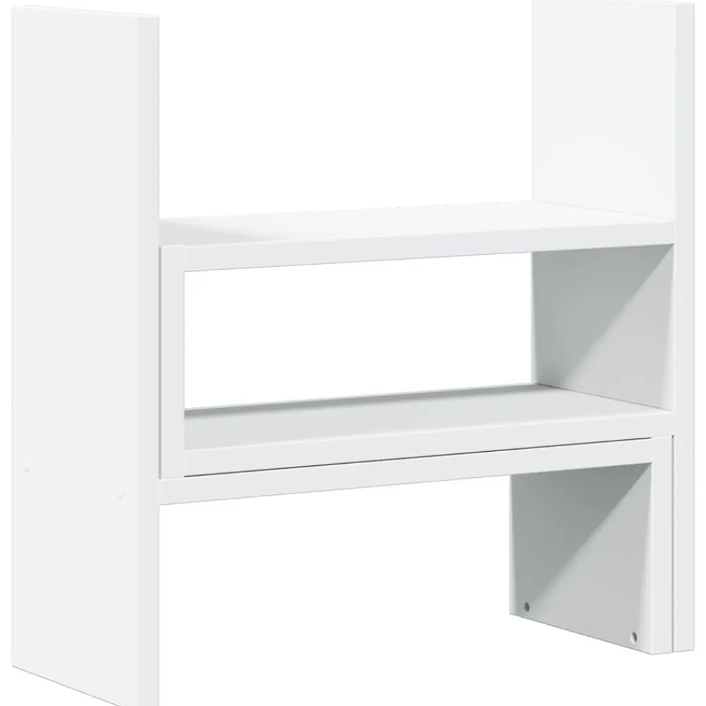 vidaXL Electrónica-Organizador de escritorio ajustable madera 40x17x41 cm
