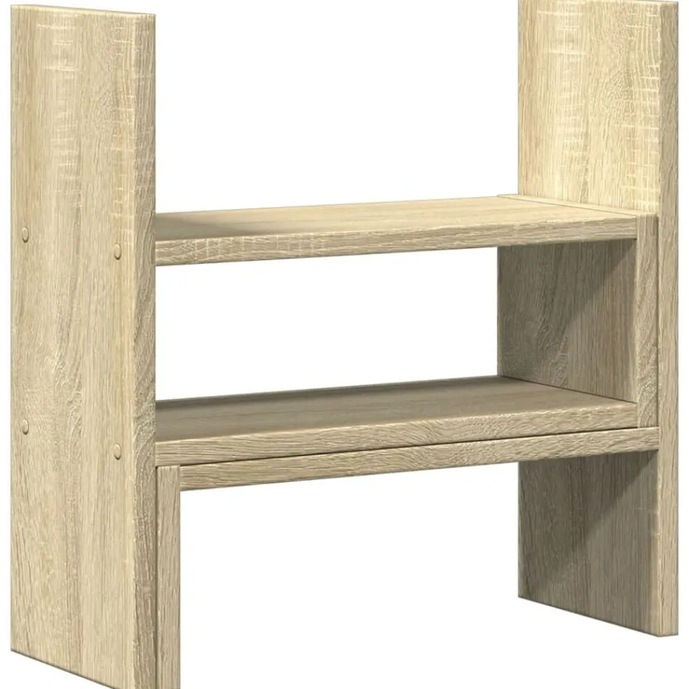 vidaXL Electrónica-Organizador de escritorio ajustable 40x17x41 cm
