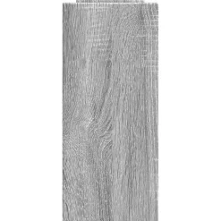 vidaXL Material De Oficina-Organizador escritorio madera ingeniería gris 34,5x15,5x35,5 cm