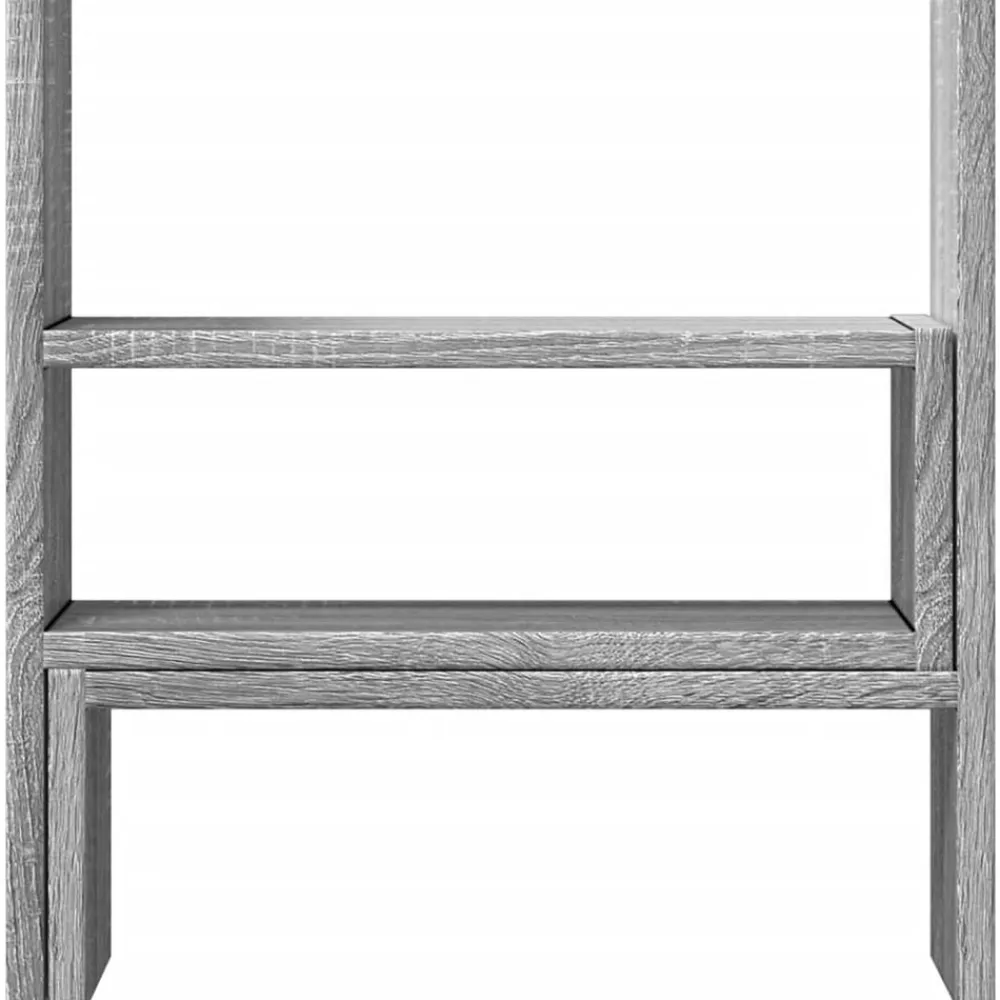 vidaXL Organizador escritorio ajustable madera 40x17x41 cm Gris sonoma Online