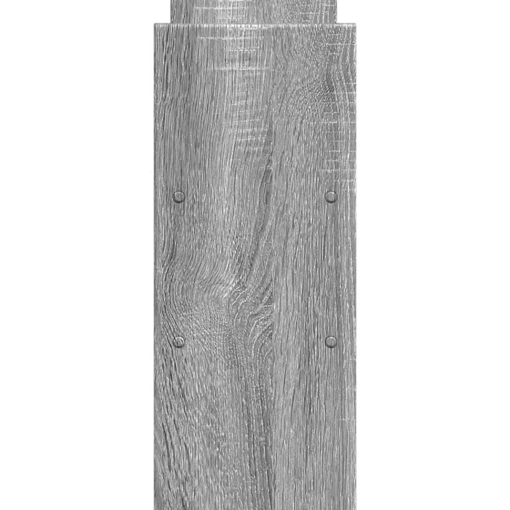 vidaXL Organizador escritorio ajustable madera 40x17x41 cm Gris sonoma Online