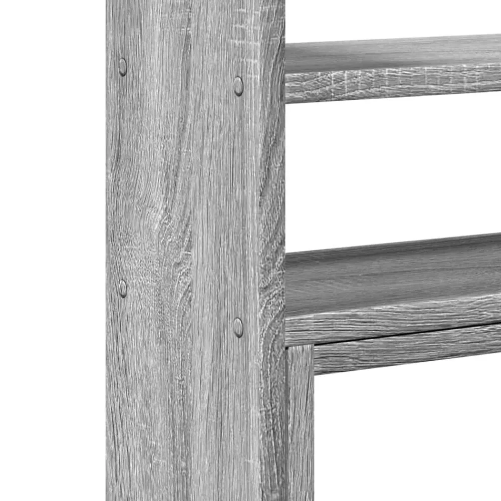 vidaXL Organizador escritorio ajustable madera 40x17x41 cm Gris sonoma Online