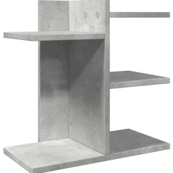 vidaXL Material De Oficina-Organizador escritorio madera ingeniería hormigón 42x21,5x42 cm