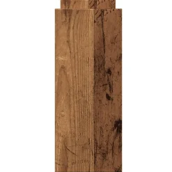 vidaXL Electrónica-Organizador escritorio ajustable madera envejecida 40x17x41 cm