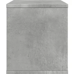 vidaXL Material De Oficina-Organizador escritorio madera ingeniería hormigón 36x26x29,5 cm