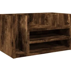 vidaXL Material De Oficina-Organizador escritorio madera 44,5x24x25 cm