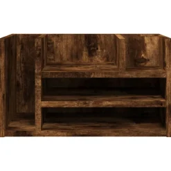 vidaXL Material De Oficina-Organizador escritorio madera 44,5x24x25 cm
