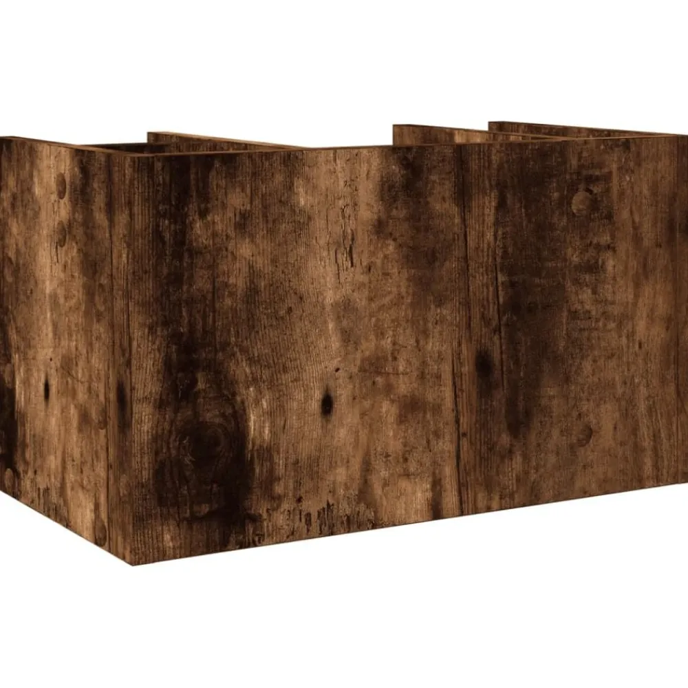 vidaXL Material De Oficina-Organizador escritorio madera 44,5x24x25 cm