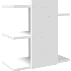 vidaXL Organizador escritorio madera ingeniería 42x21,5x42 cm Blanco Hot