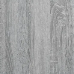 vidaXL Material De Oficina-Organizador escritorio madera ingeniería gris 49x20x52,5 cm
