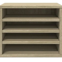 vidaXL Material De Oficina-Organizador escritorio madera color 36x26x29,5 cm