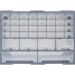 vidaXL Accesorios De Bricolaje-Organizador multicajones con 38 cajones 52x16x37,5 cm