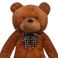 vidaXL Juguetes-Oso de peluche grande XXL marrón 85 cm