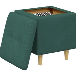 vidaXL Sillas-Otomano de almacenamiento 40 x 40 x 45 cm tela