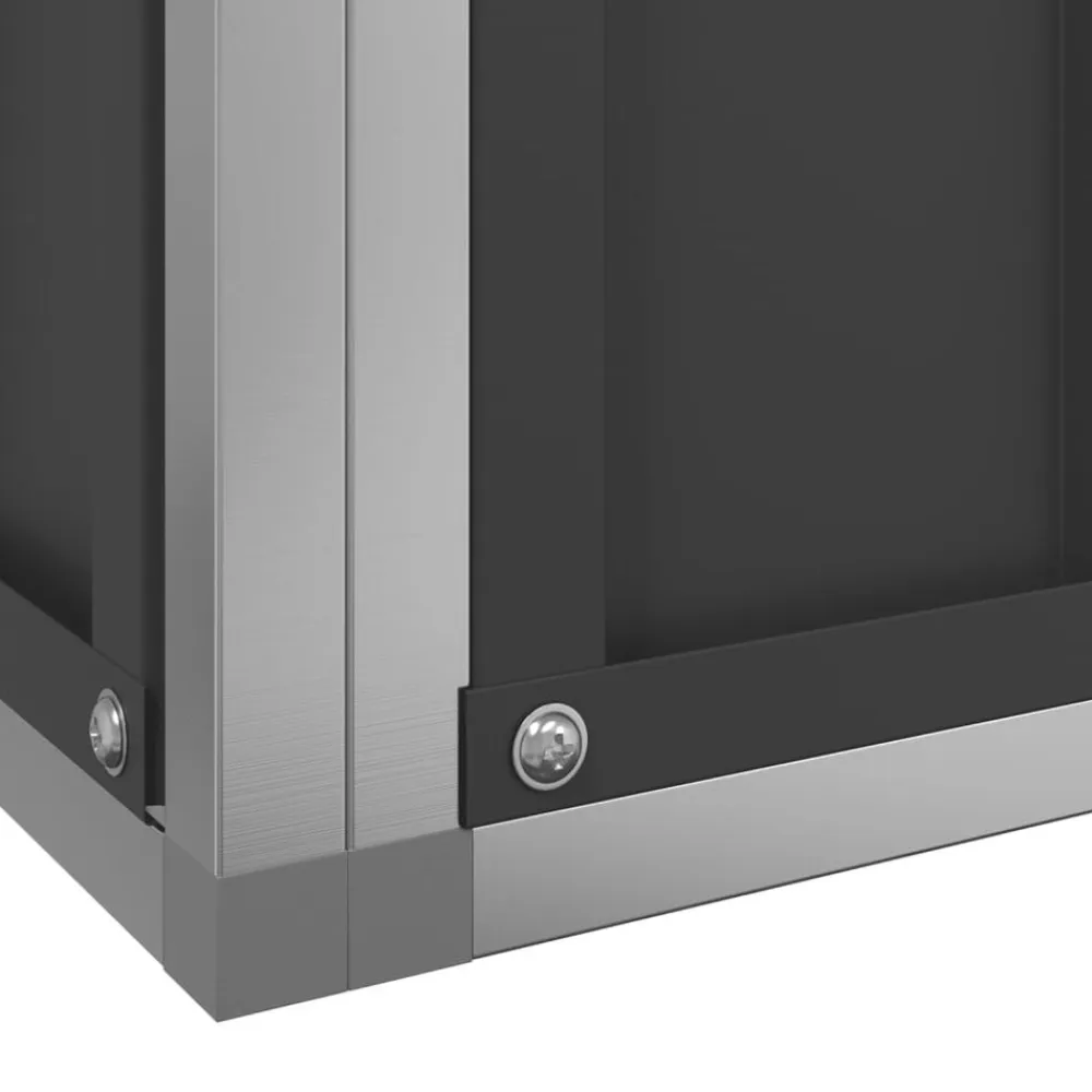 vidaXL Pajarera con extensión acero plateado 497x303x216 cm
