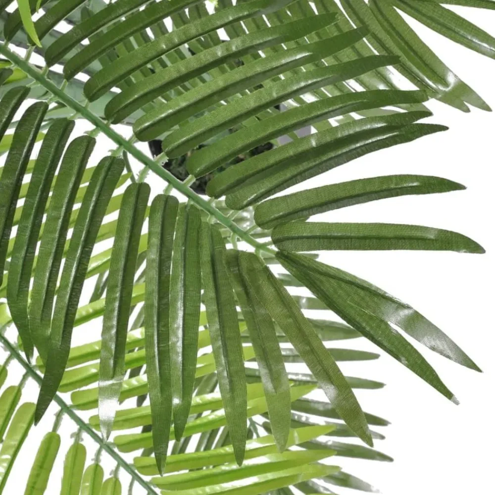 vidaXL Decoración-Palmera artificial Phoenix con macetero 130 cm