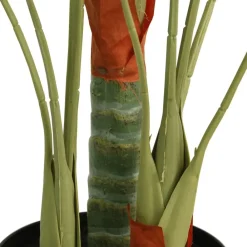 vidaXL Palmera artificial con 3 troncos PP verde 85 cm Clearance