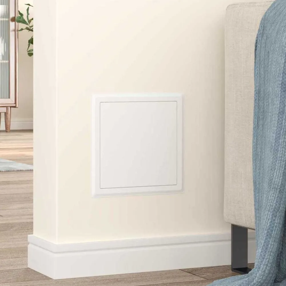 vidaXL Panel de acceso 2 pcs 23 x 23 x 3 cm Acero Hot