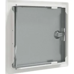vidaXL Panel de acceso 2 pcs 23 x 23 x 3 cm Acero Discount